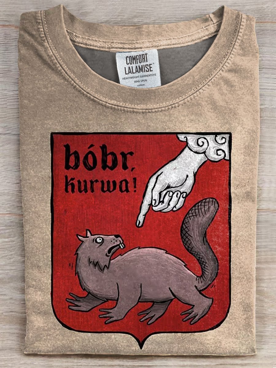 Funny Printed Casual T-shirt