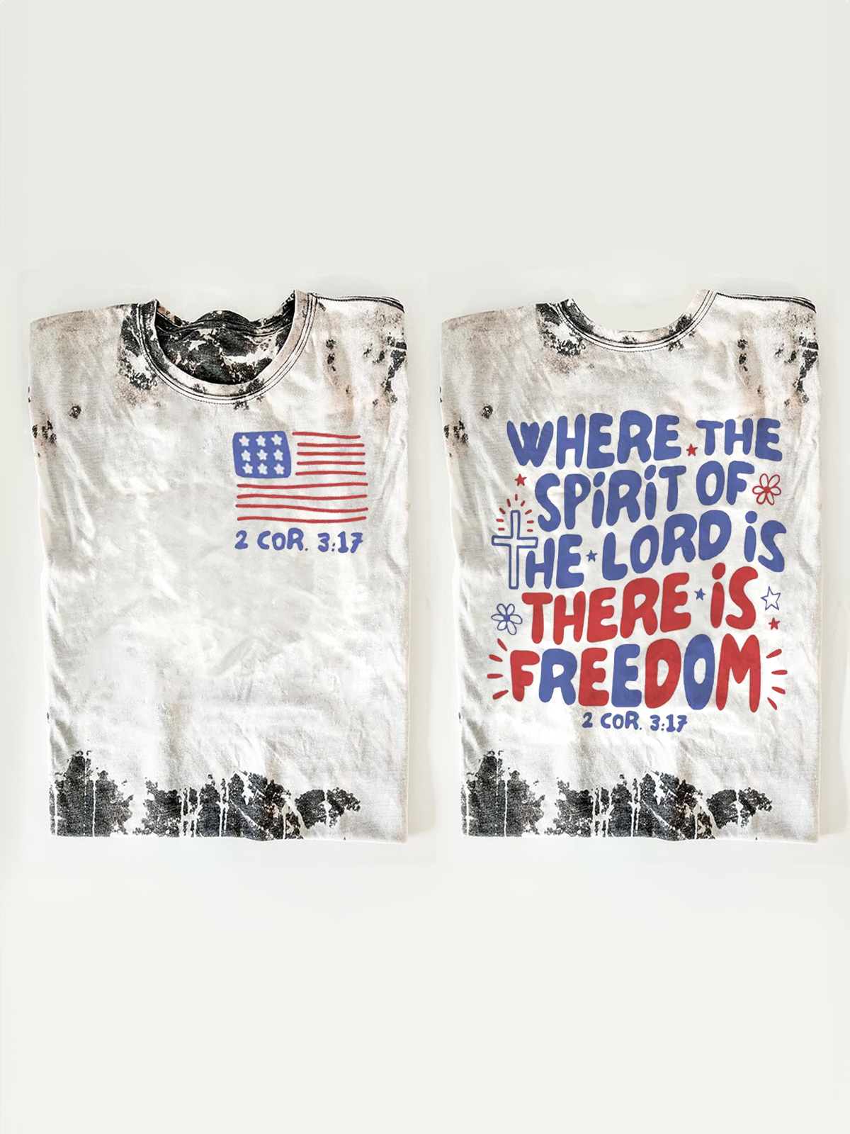 Where the Spirit of the Lord Is Bible Verse Tee