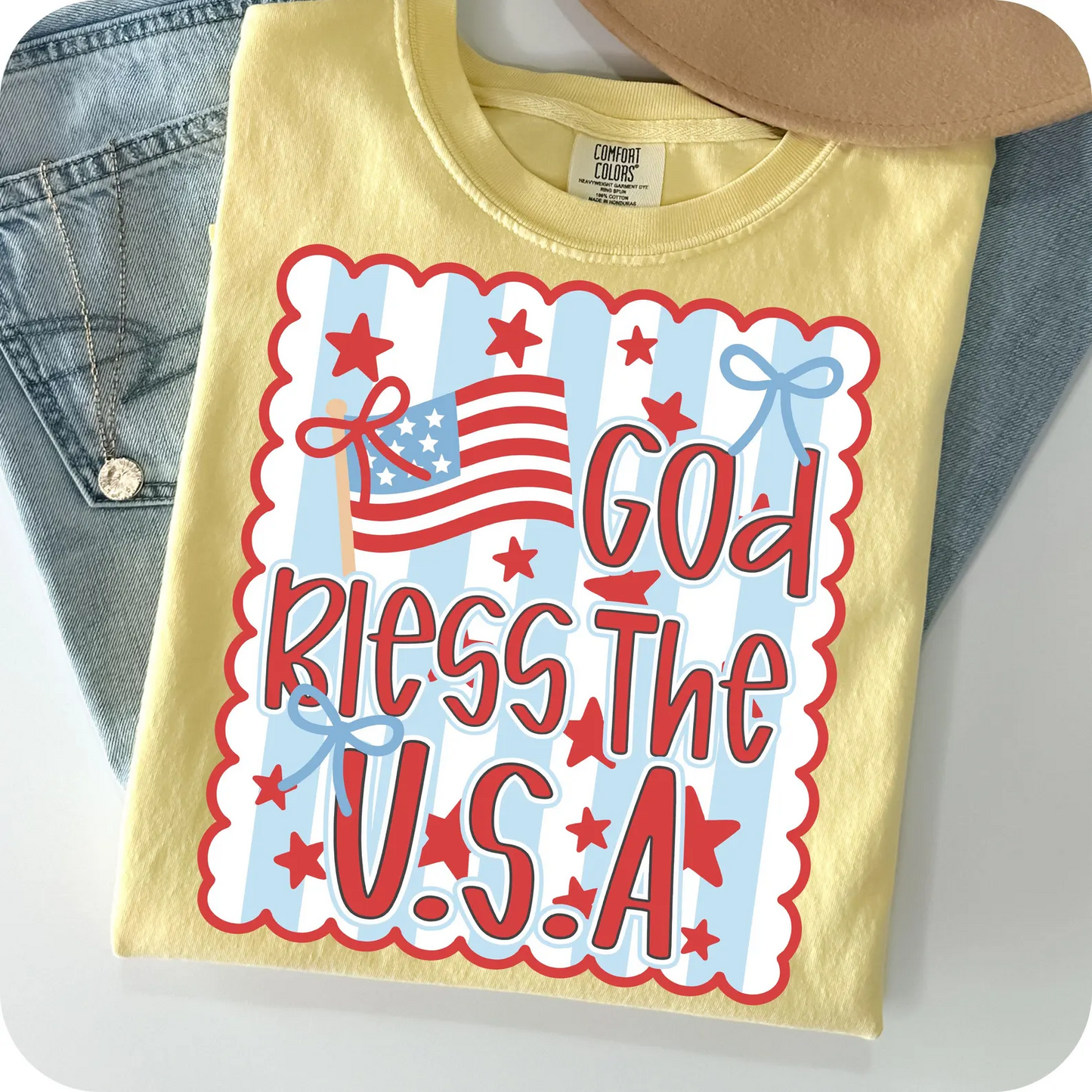 God Bless The Usa Short Tee
