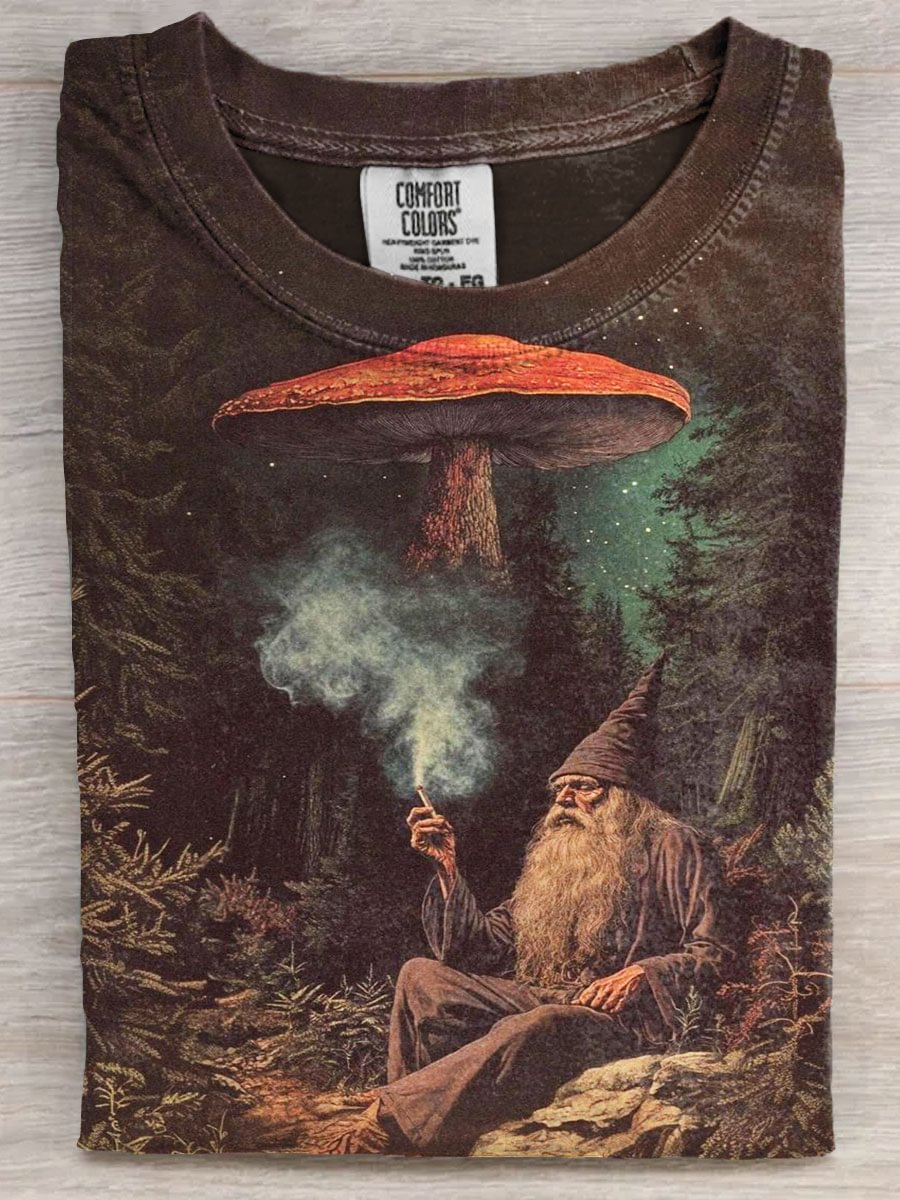 Dark Fantasy Art Print Causal Short Sleeve T-shirt