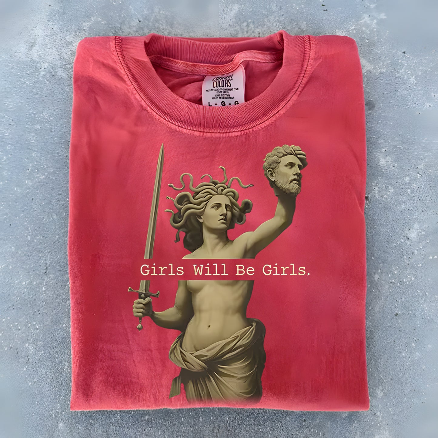 Girls Will Be Girls Medusa Retro T-shirts