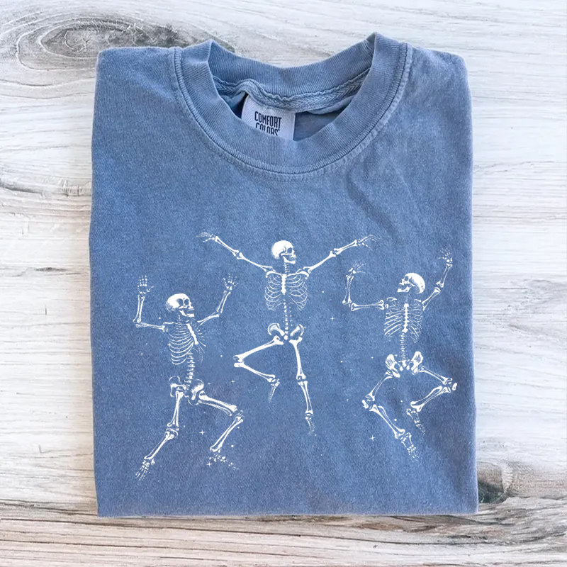 Dancing Skeleton 90s Vintage Tee