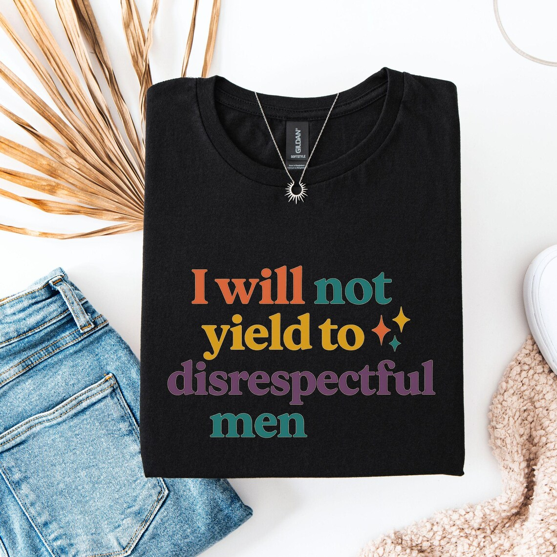 I Will Not Yield to Disrespectful Men AOC Quote Shirt