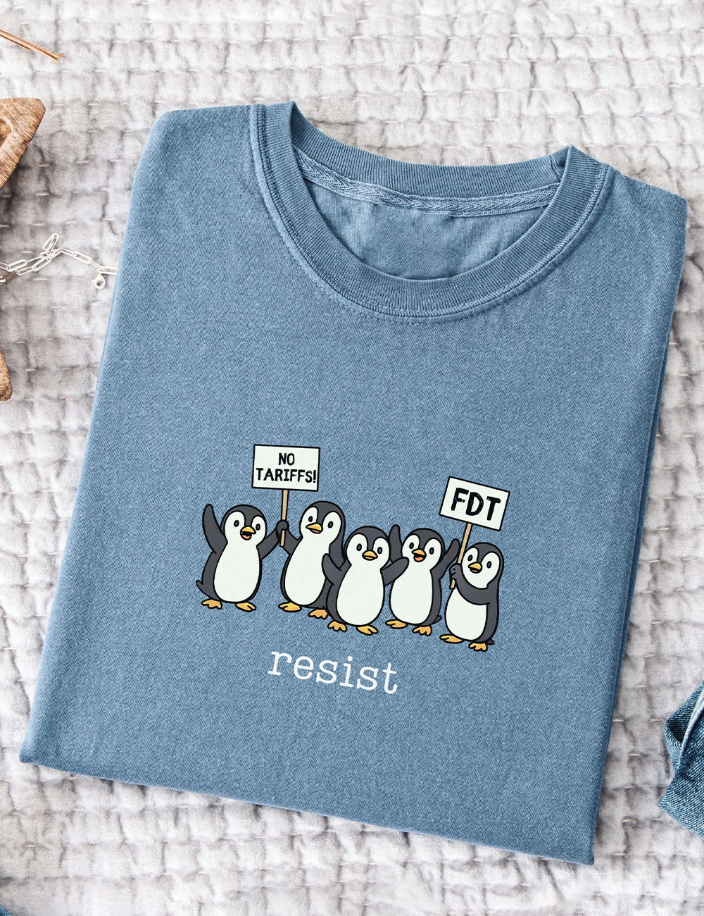 Penguins Against Tariffs FDT Shirt