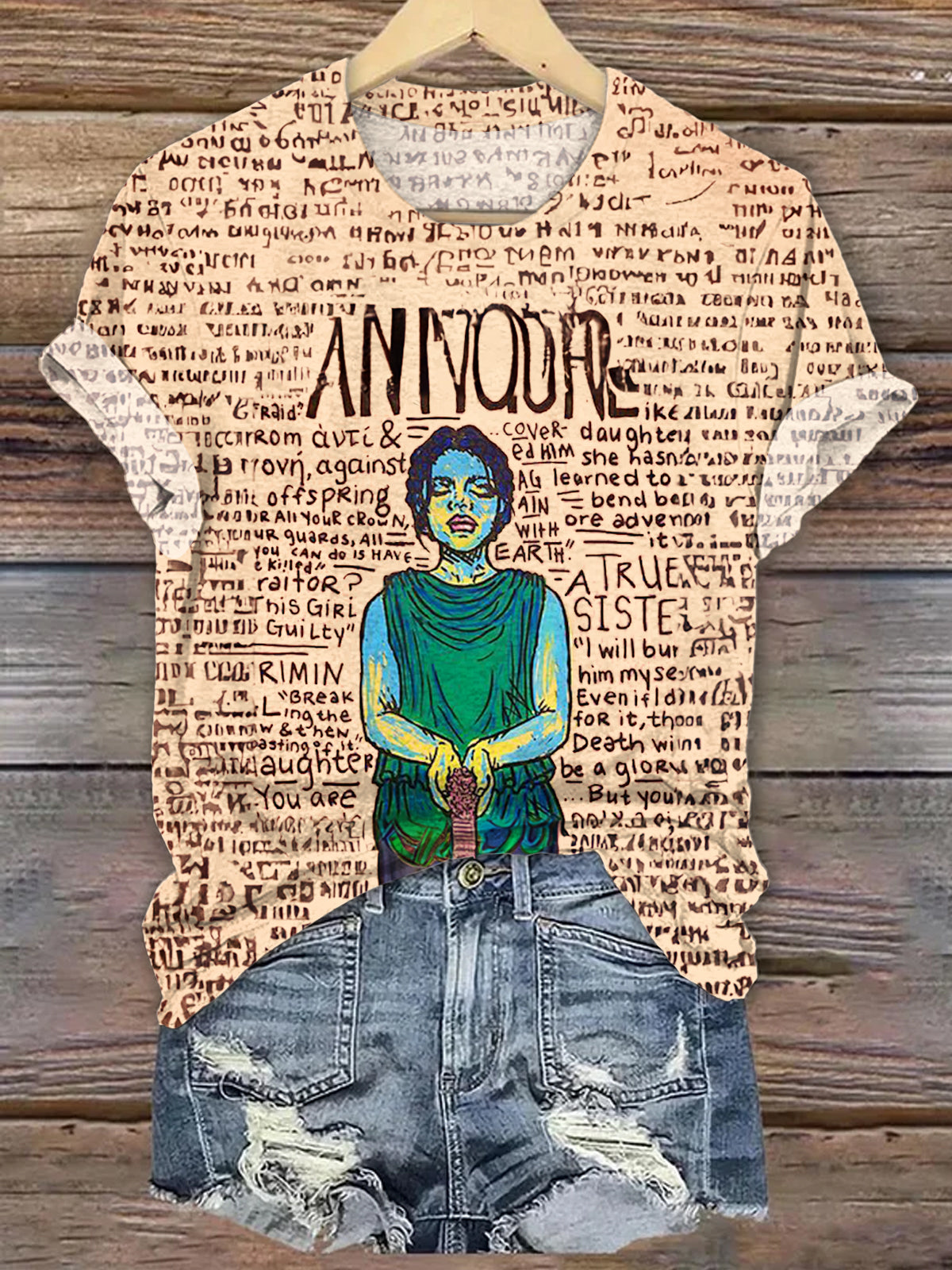Antigone Art Print T-shirt