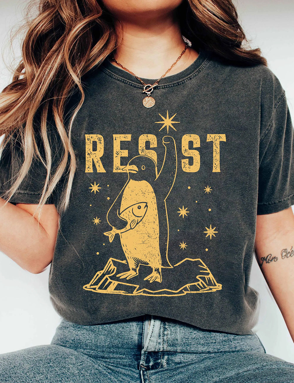 Penguins Against Tariffs Resist T-Shirt