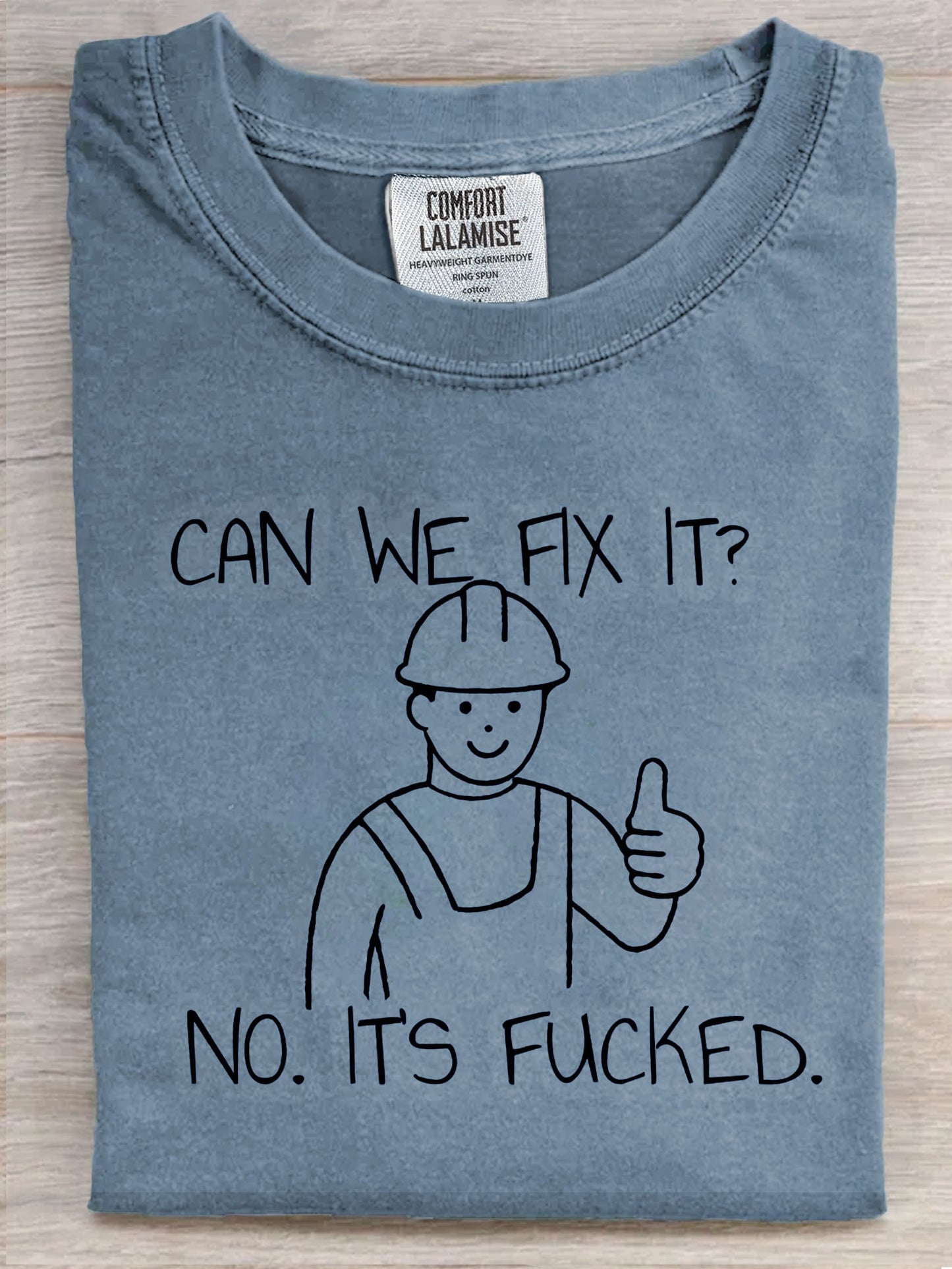 Funny Can We Fix It Art Print Casaul Short Sleeve T-shirt