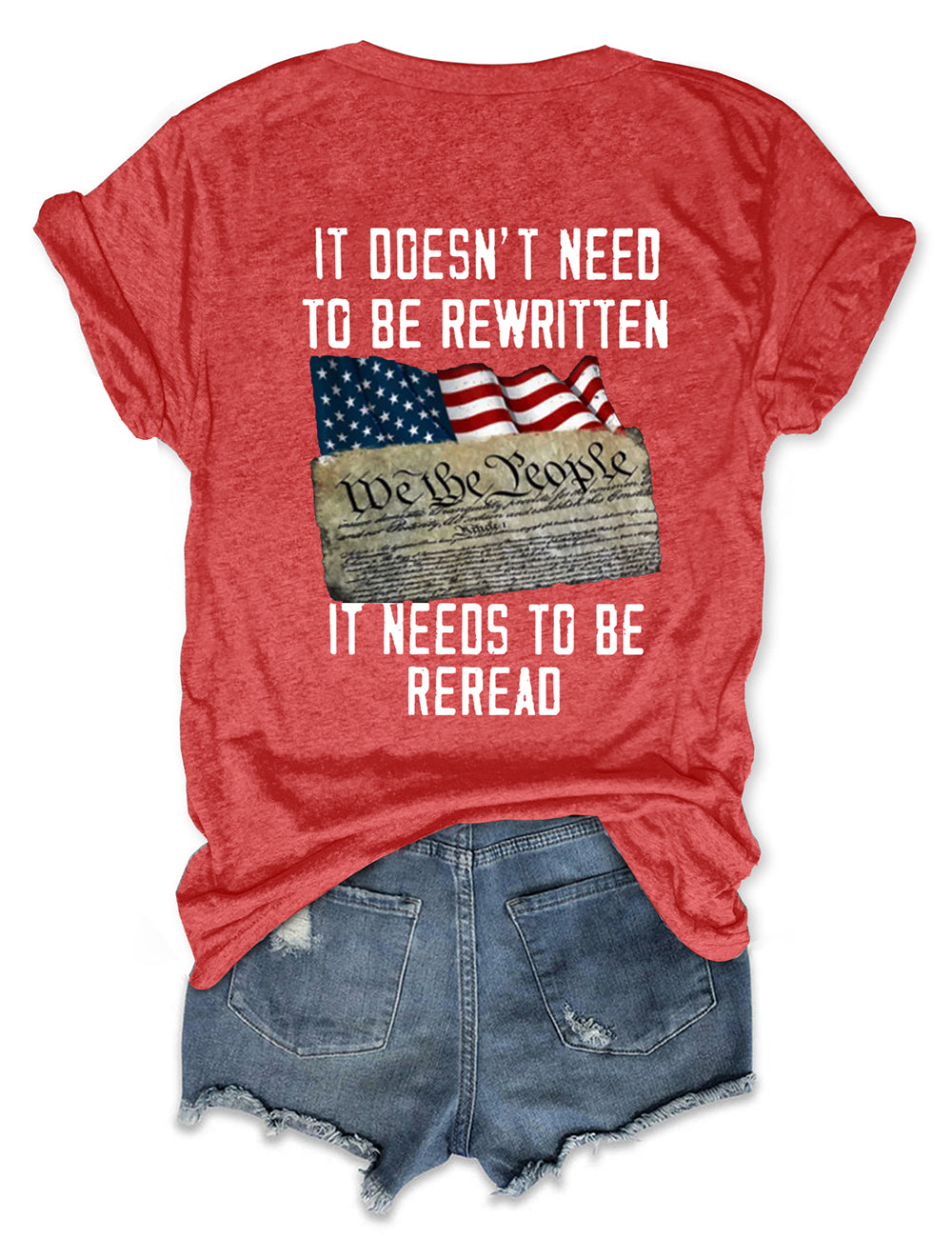 It Doesn't Need To Be Rewritten, It Needs To Be Reread FDT T-Shirt