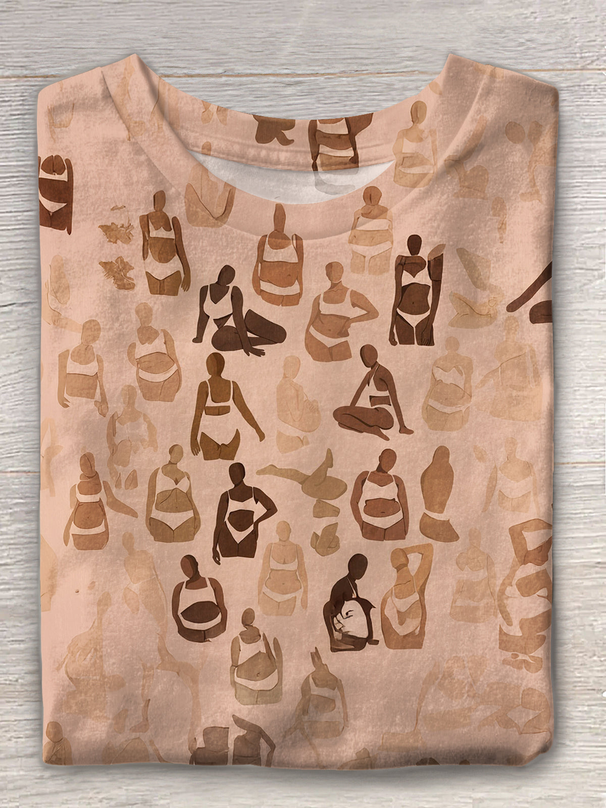 Every Body is Beautiful Art Women Shirt