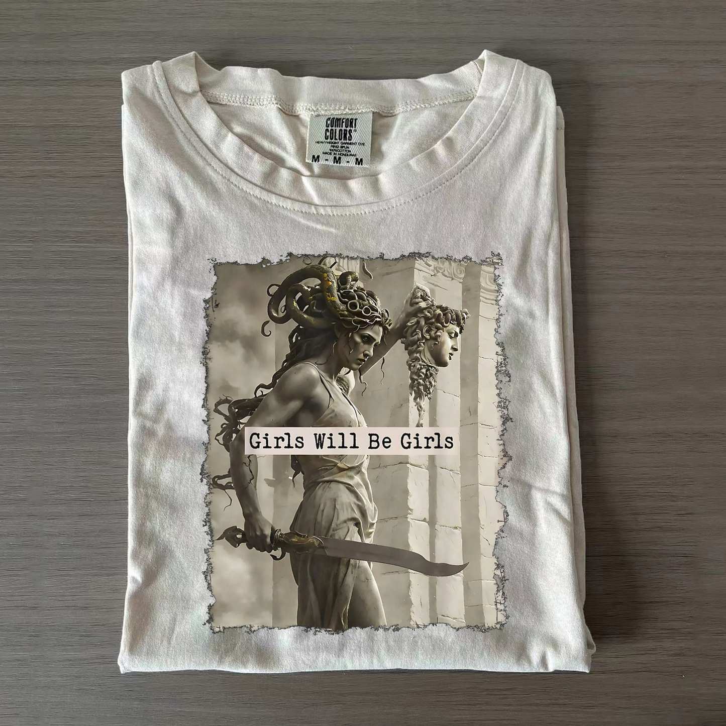 Girls Will Be Girls Medusa Feminist T-shirt