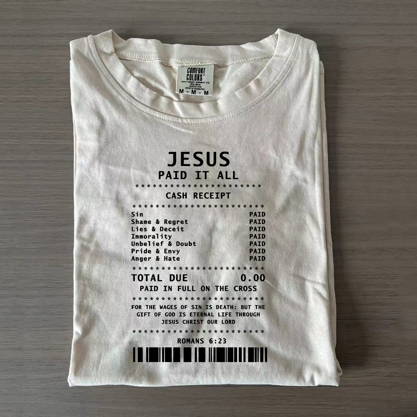 Jesus Paid It All Christian Shirt