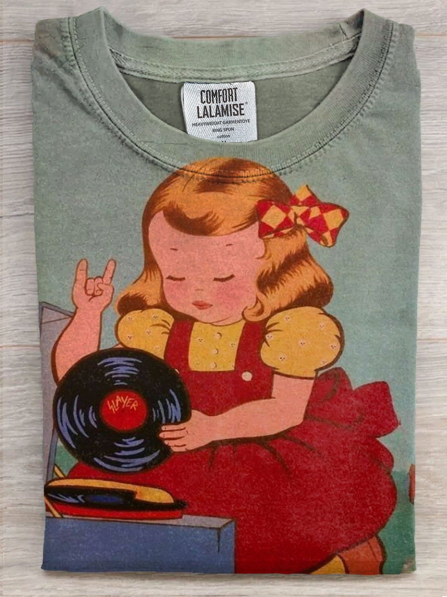 Vintage Funny Art Print Casaul Short Sleeve T-shirt