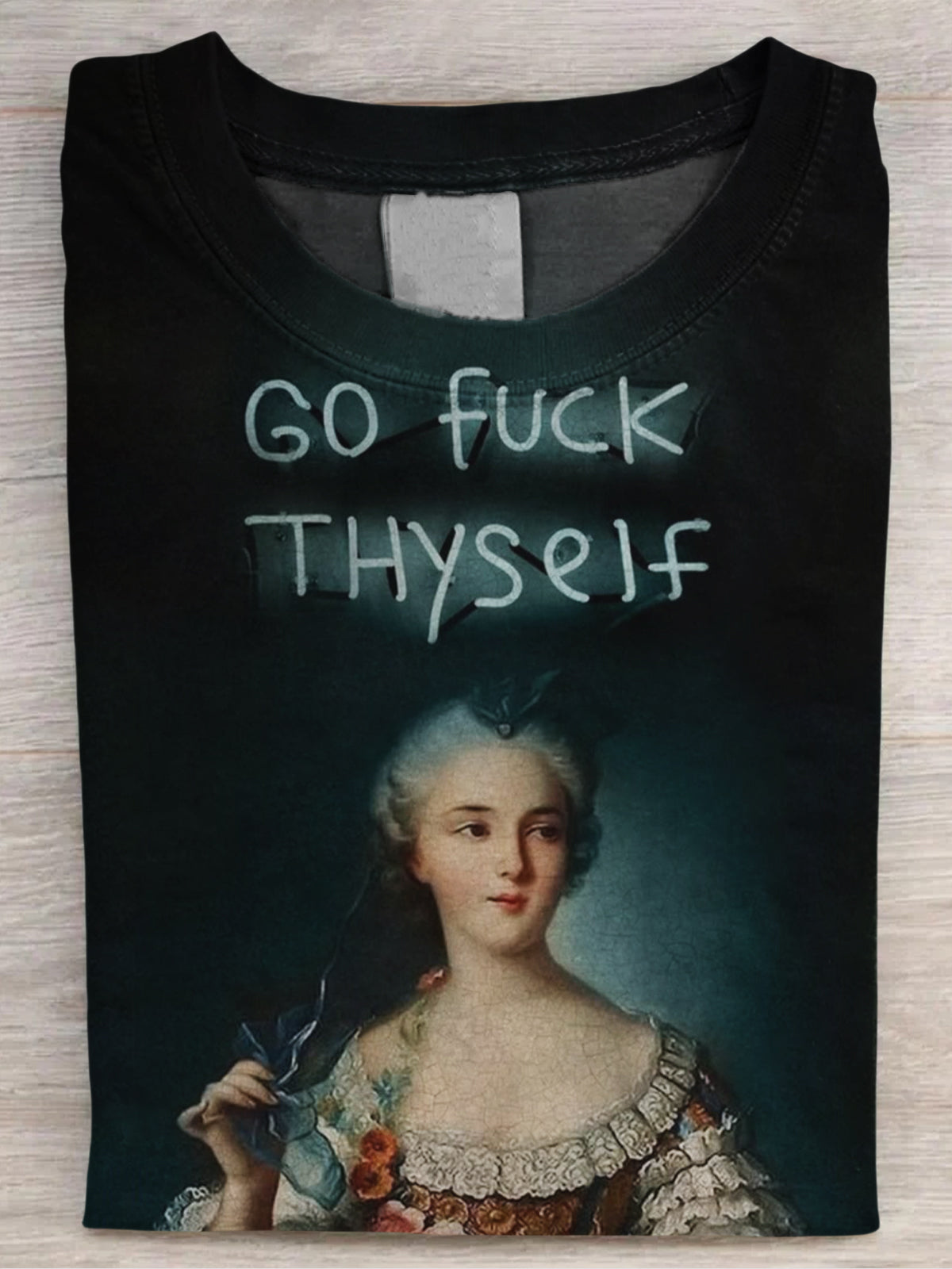 Fuck Funny Art Print Cotton T-shirt