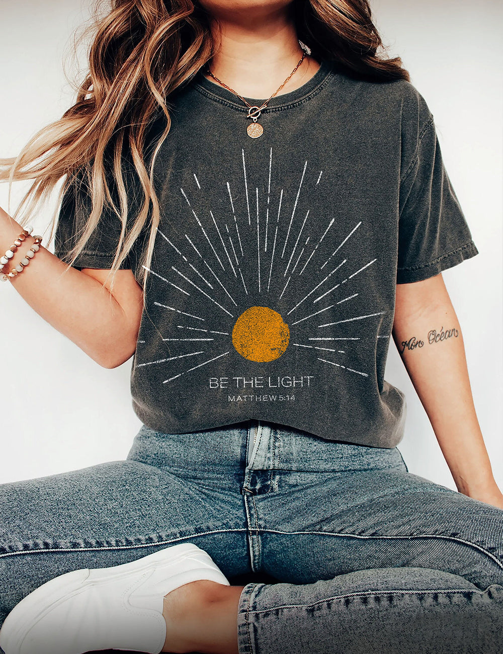Be The Light Bible Verse Tee