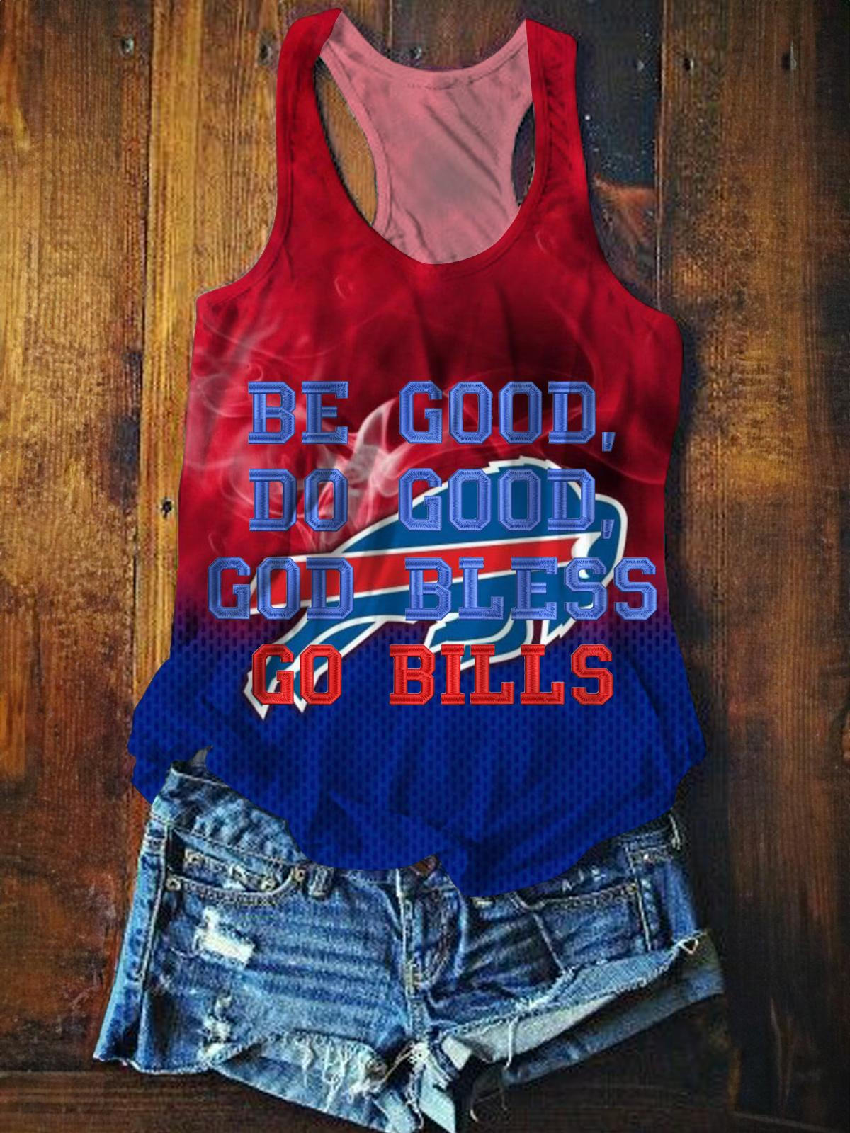 Buffalo Bills Printed Casual Tank Top