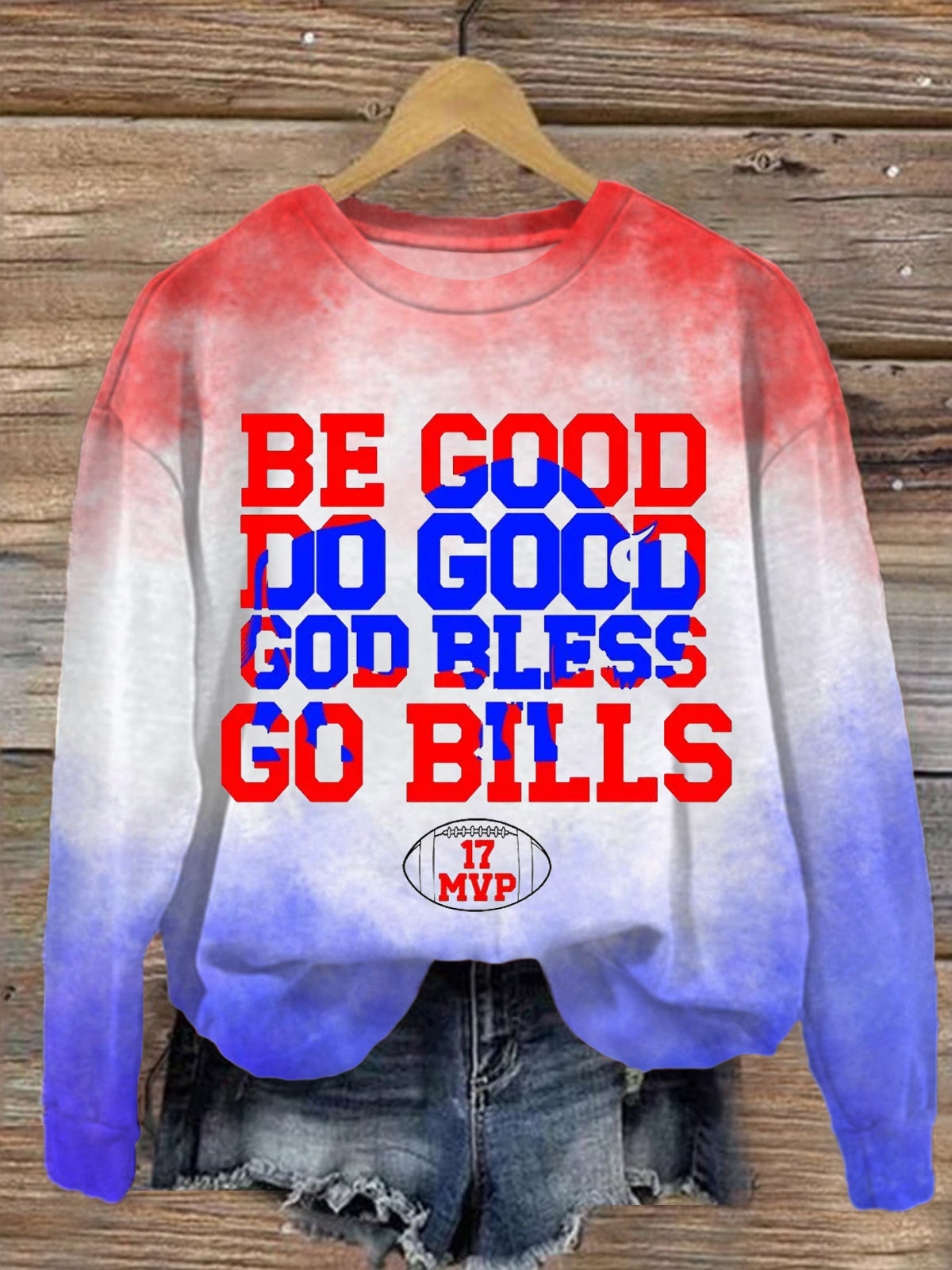 Be Good Do Good Go Bills Sweatshirt