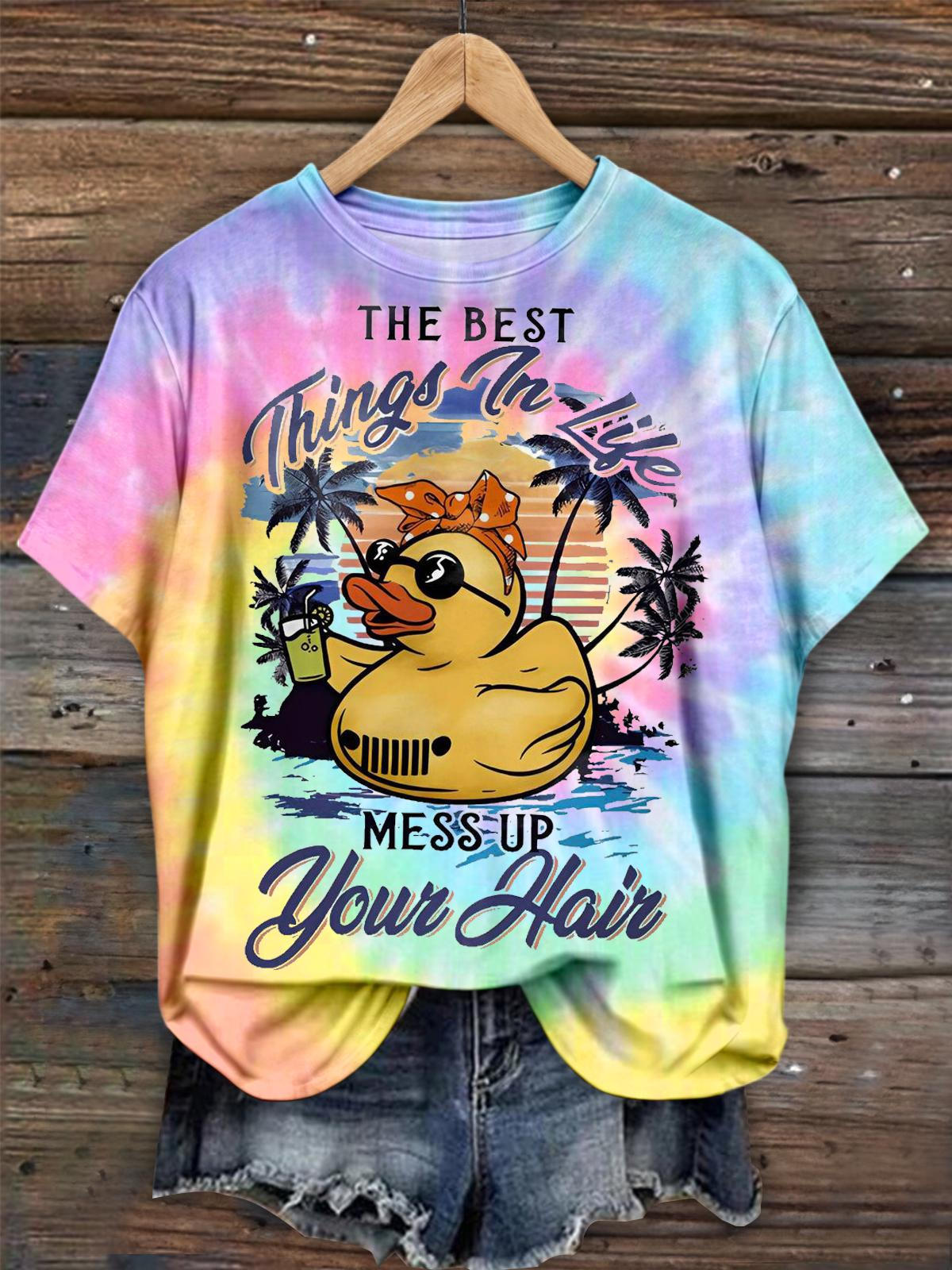 The Best Things In Life Crew Neck T-shirt