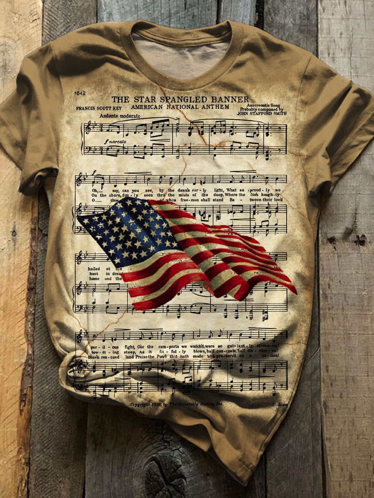 Independence Day Printed Casual Top