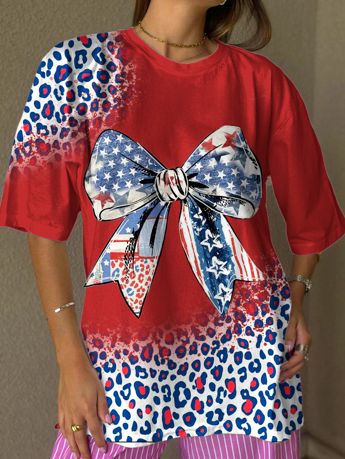 Coquette American Girl Crew Neck T-shirt