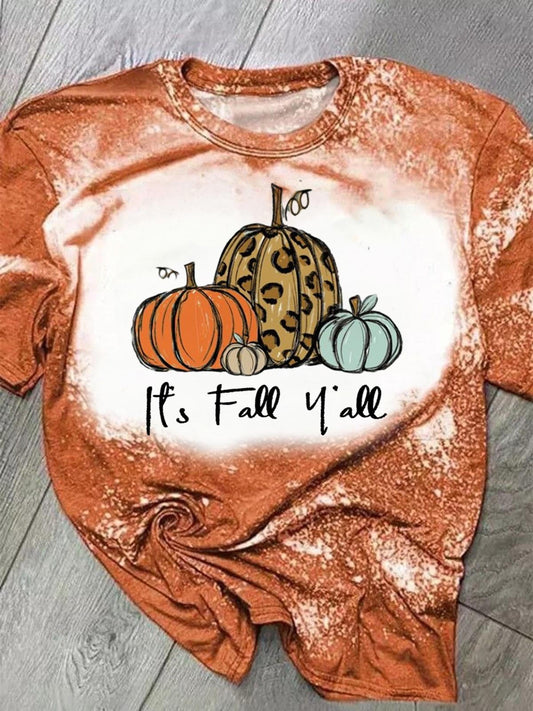 It's Fall Y'all Tie Dye T-shirt