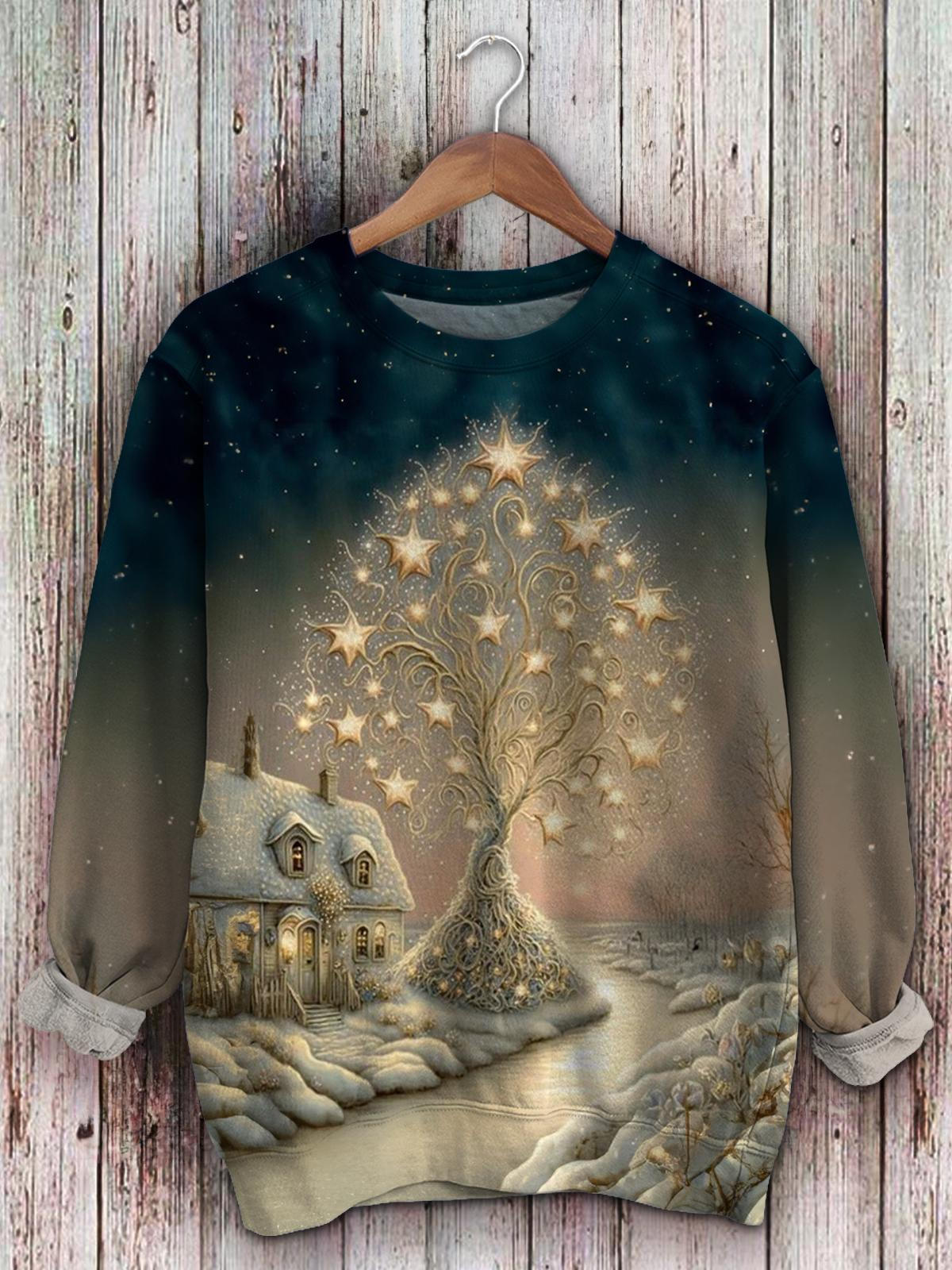 Star Tree Long Sleeve Top