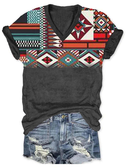 Cowboy Western Aztec Women's T-Shirt
