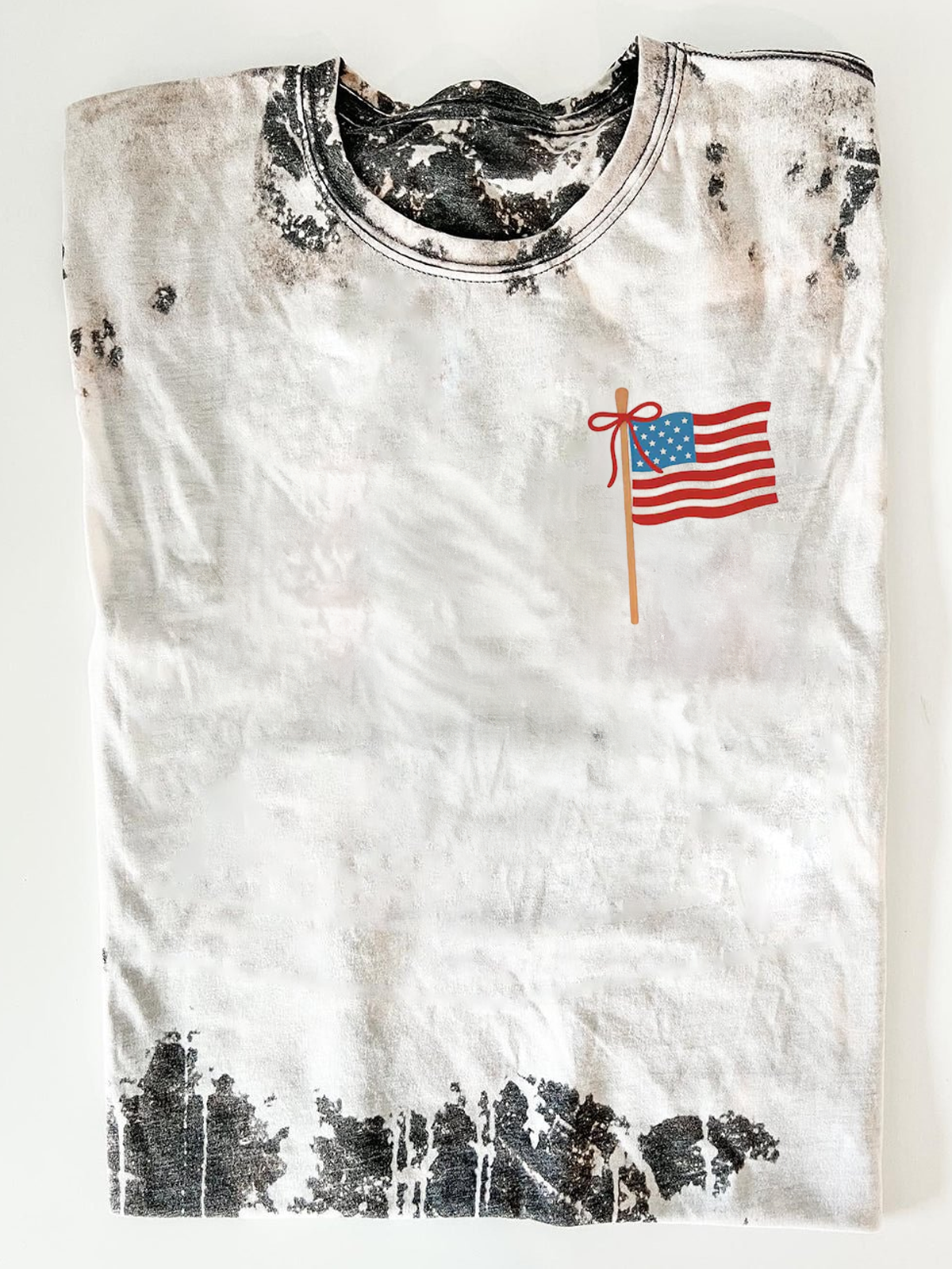 God Bless The USA Patriotic Coquette T-shirts