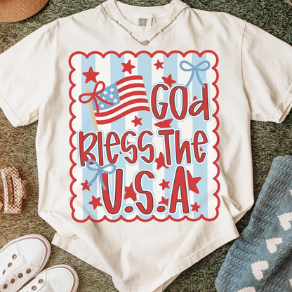 God Bless The Usa Short Tee