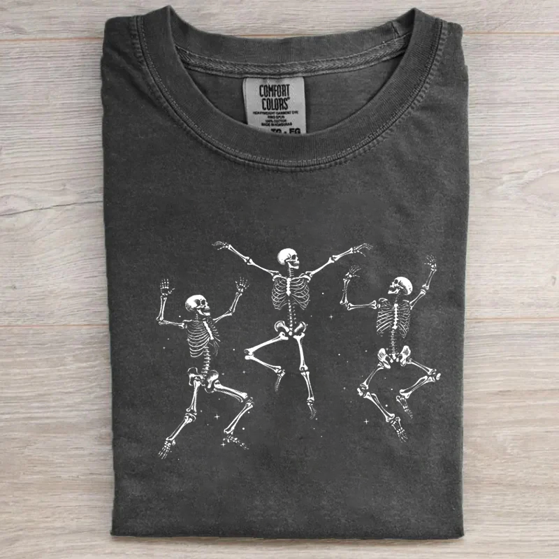 Dancing Skeleton 90s Vintage Tee