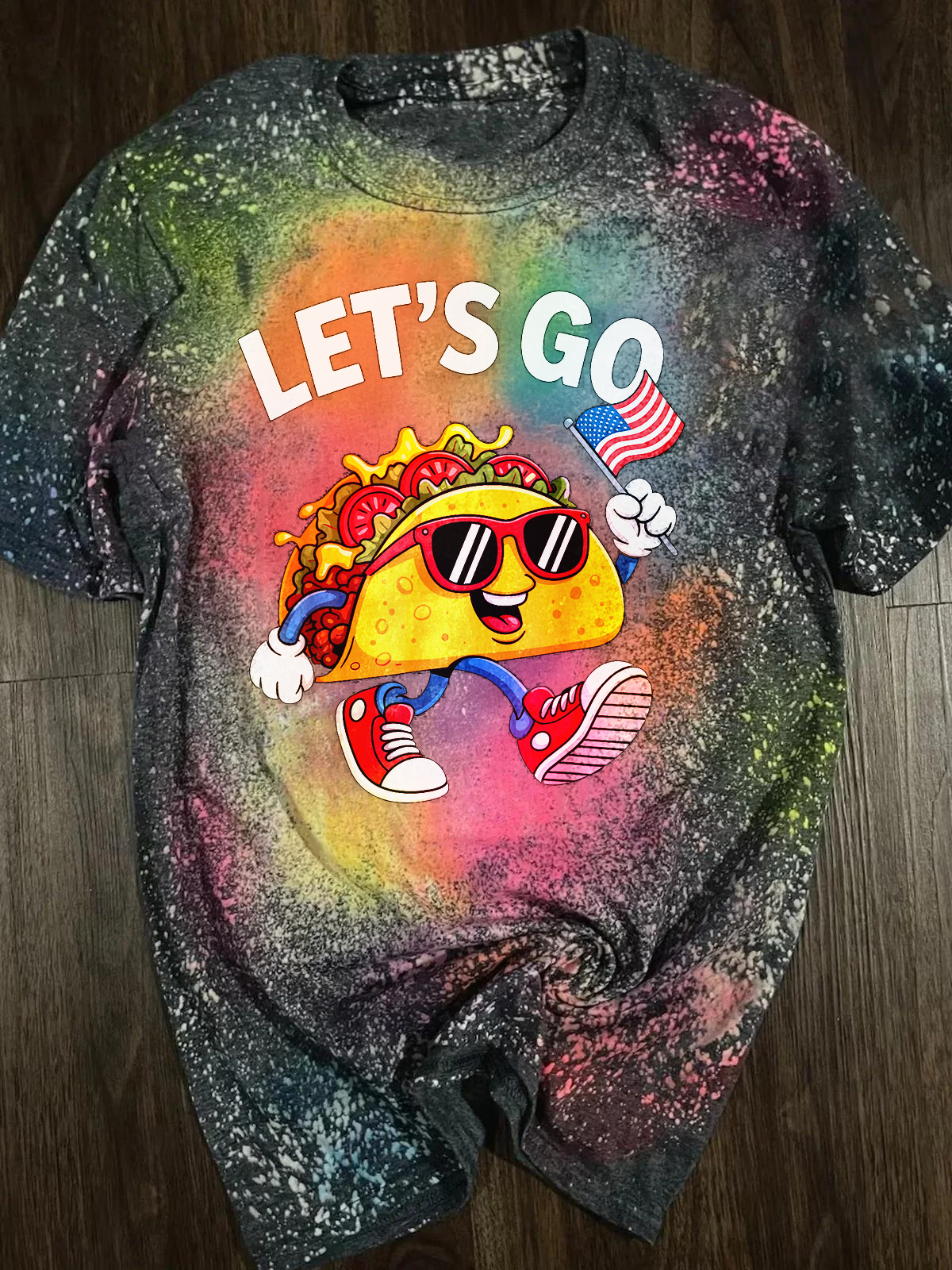 Funny Let’s Go Taco Cute 4th of July Shirt
