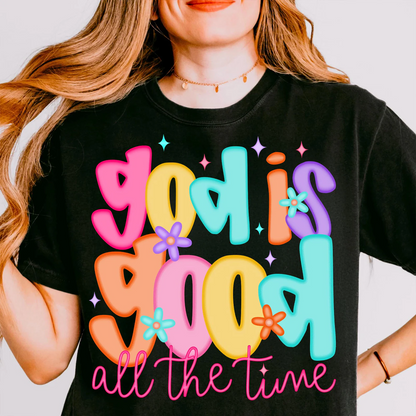 God is Good All The Time Preppy Christian Tee