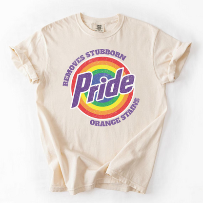 Pride Removes Stubborn Orange Stains Shirt
