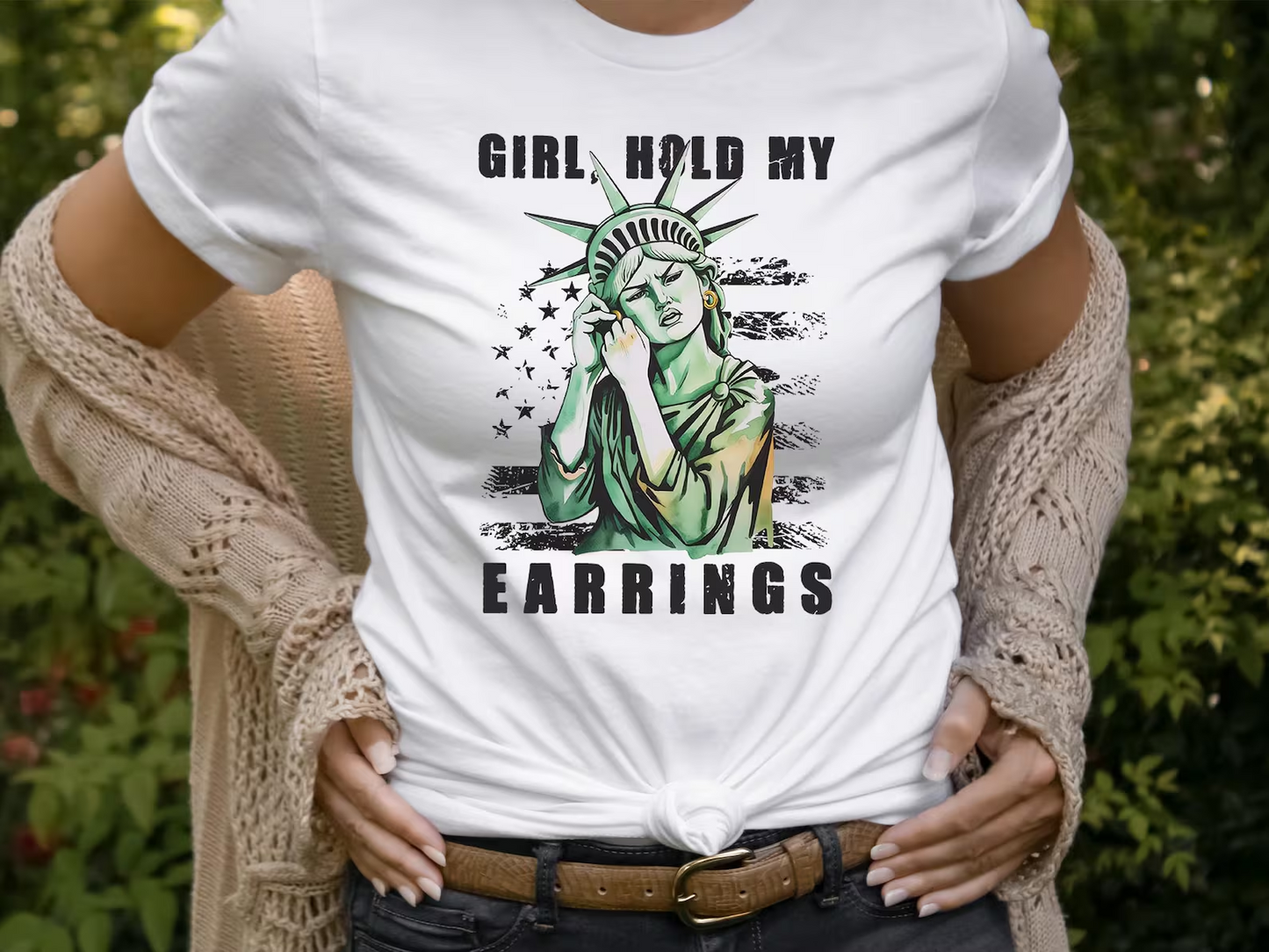 Girl Hold My Earrings shirt