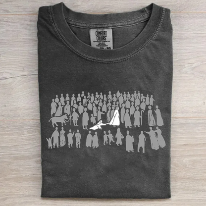 By His Wounds Christian Retro Tee