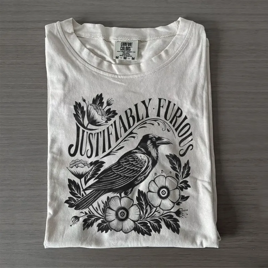 Justifiably Furious Raven T-shirt