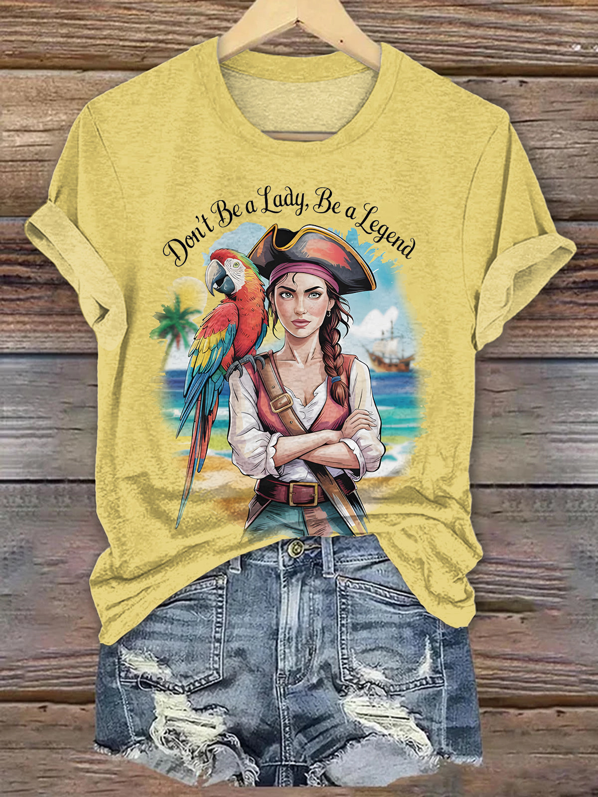 Don't Be A Lady Be A Legend T-shirts