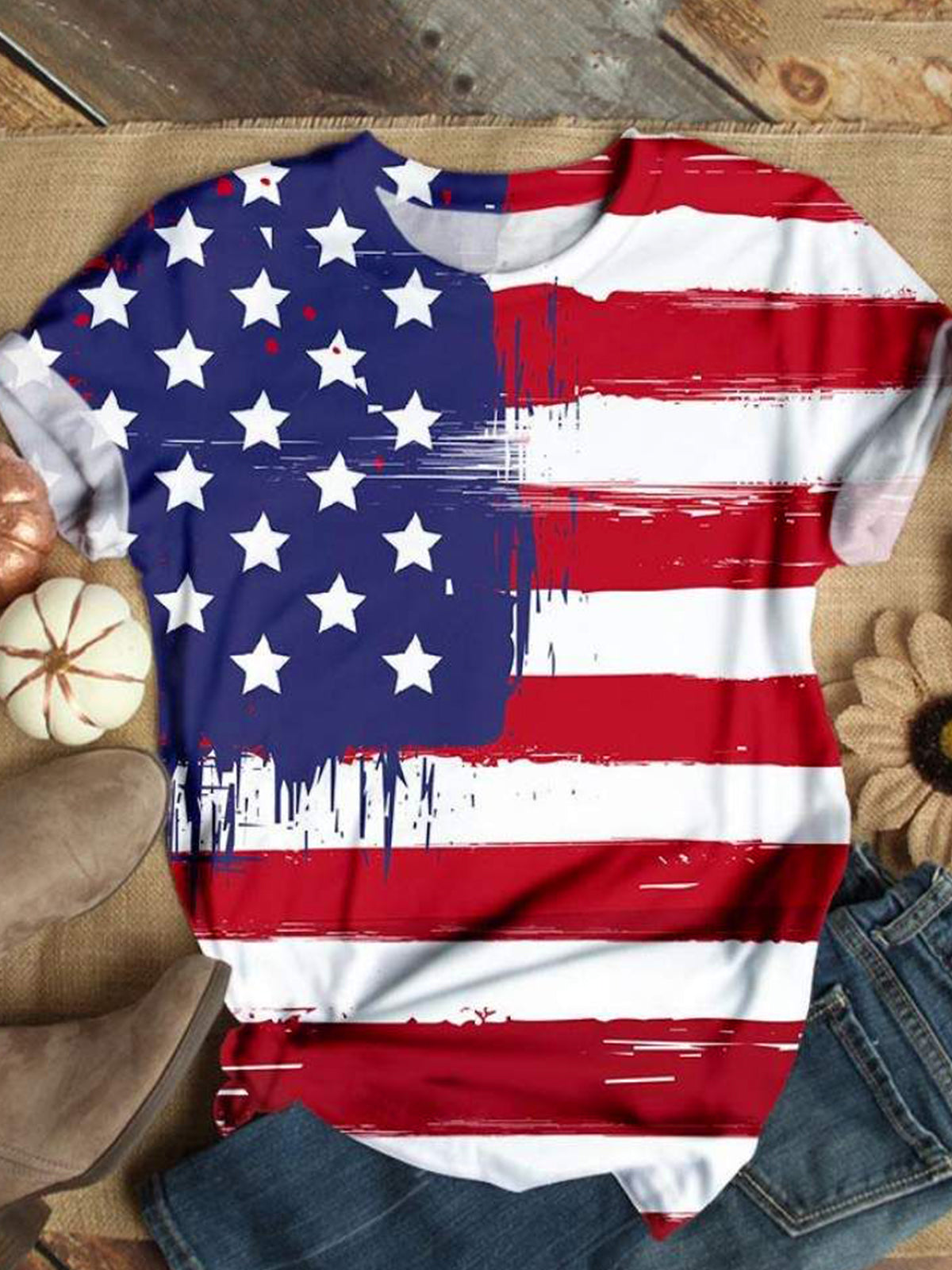 American Flag T-shirt