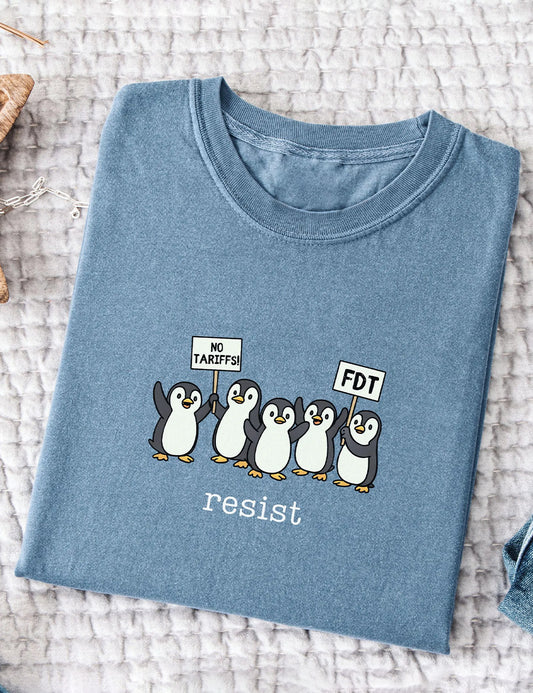 Penguins Against Tariffs FDT Shirt