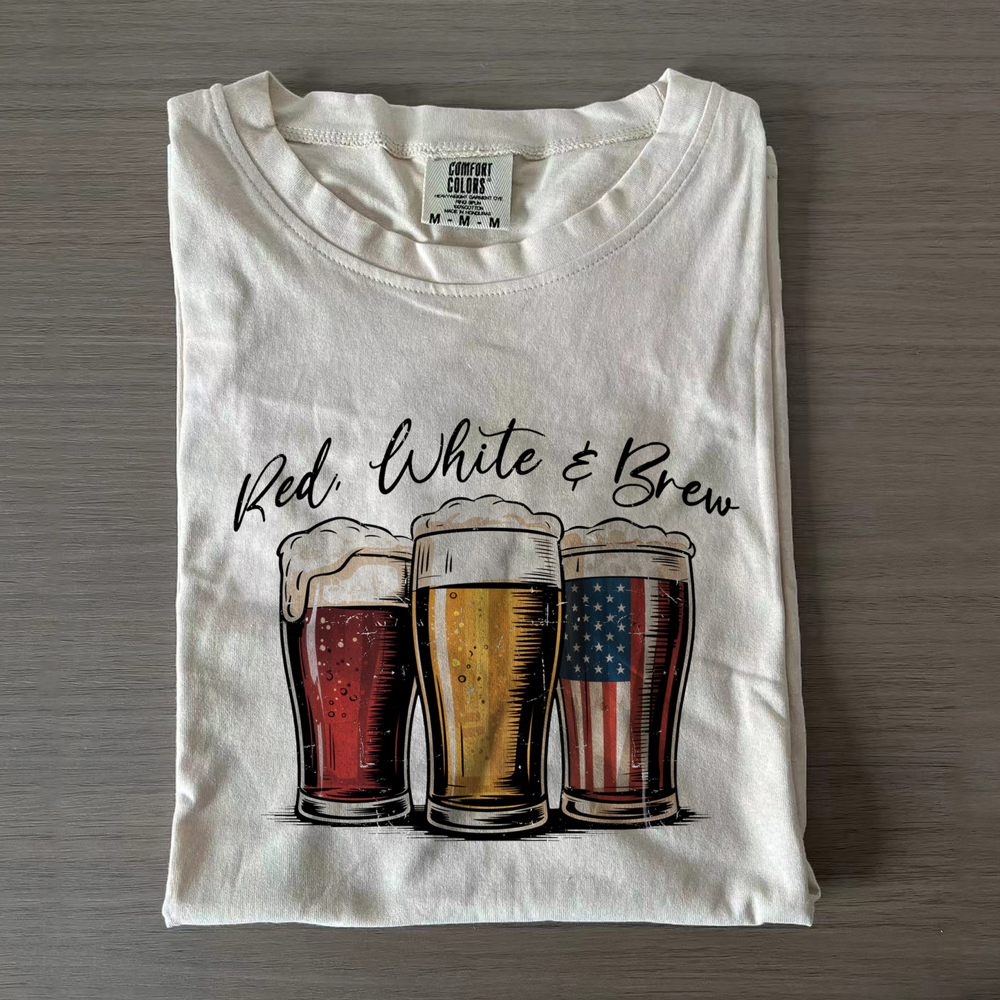 Red White and Brew 4th of July Beer Shirt