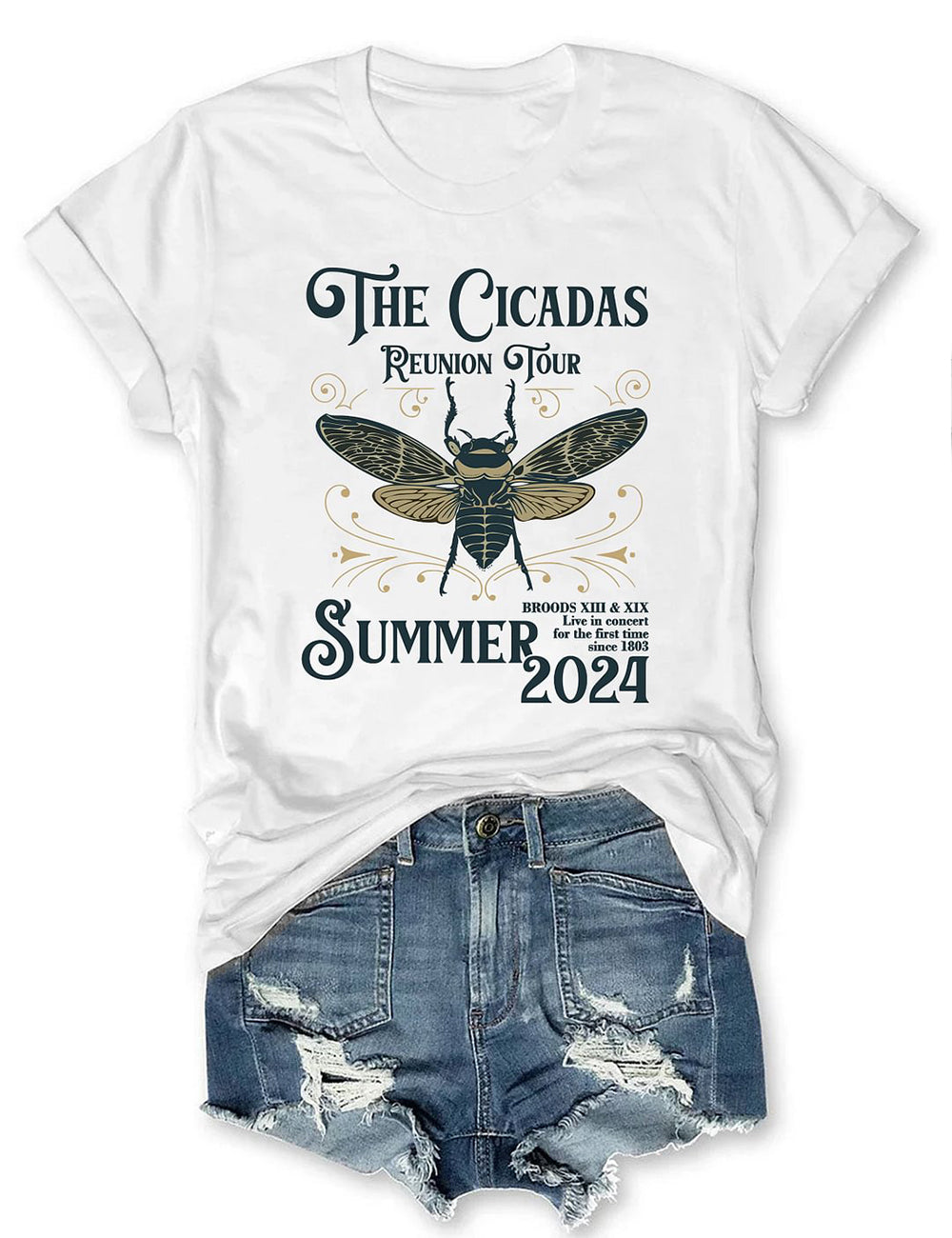 The Cicadas Reunion Tour Summer 2024 Tee