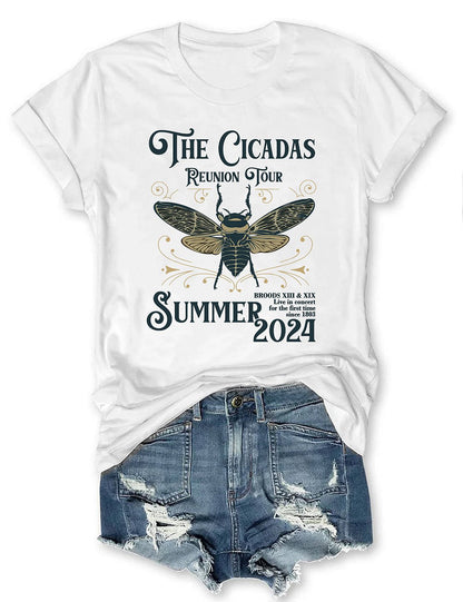 The Cicadas Reunion Tour Summer 2024 Tee