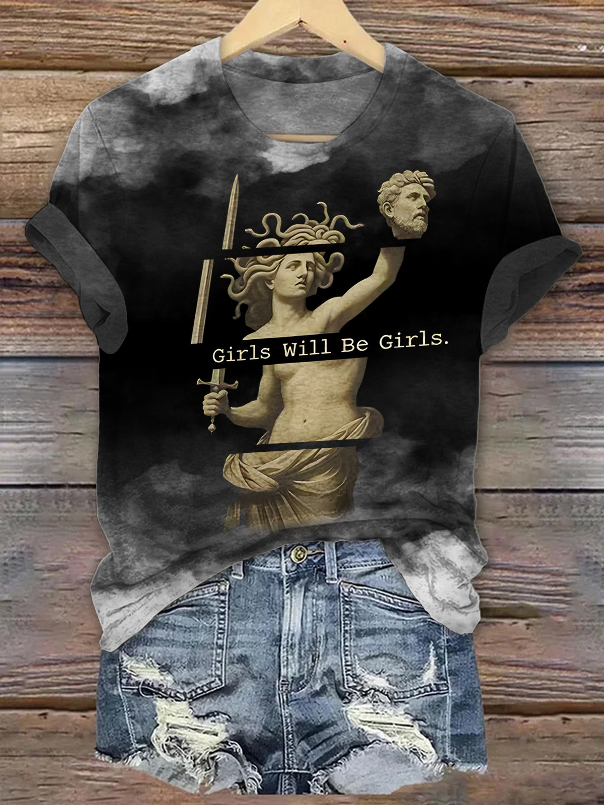 Girls Will Be Girls Medusa Darkness Shirt