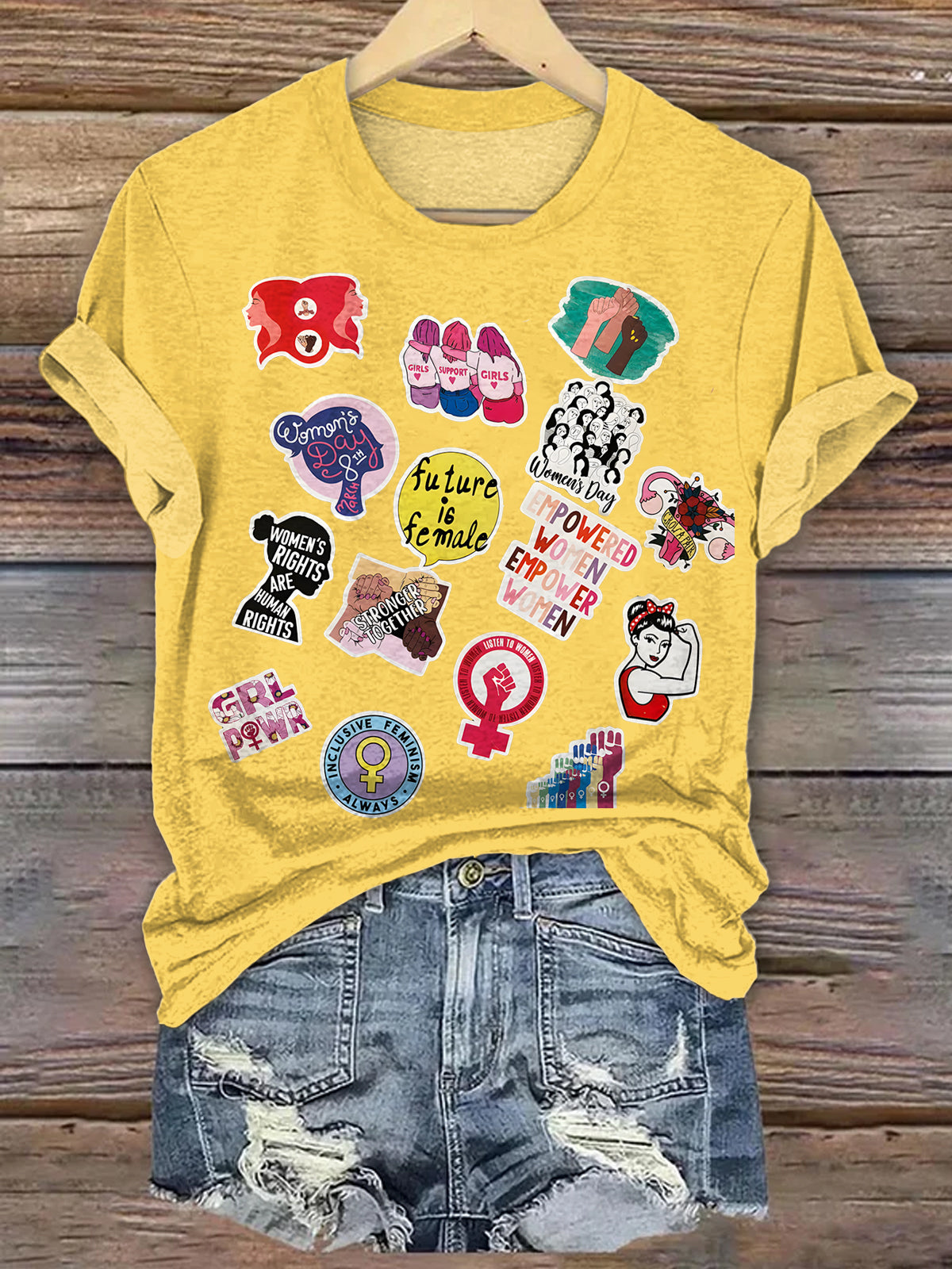 Funny Girly Feminist T-shirt
