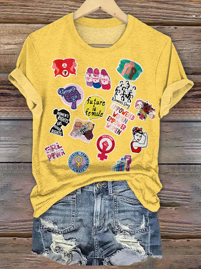 Funny Girly Feminist T-shirt