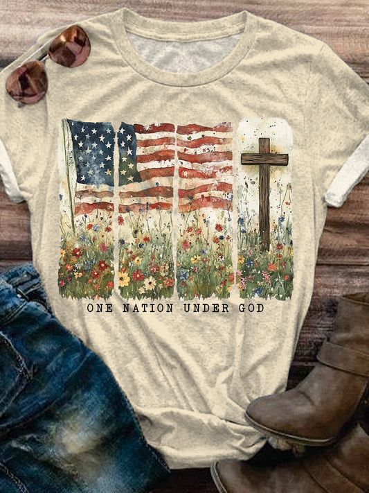 One Nation Under God Faith and Freedom Shirt