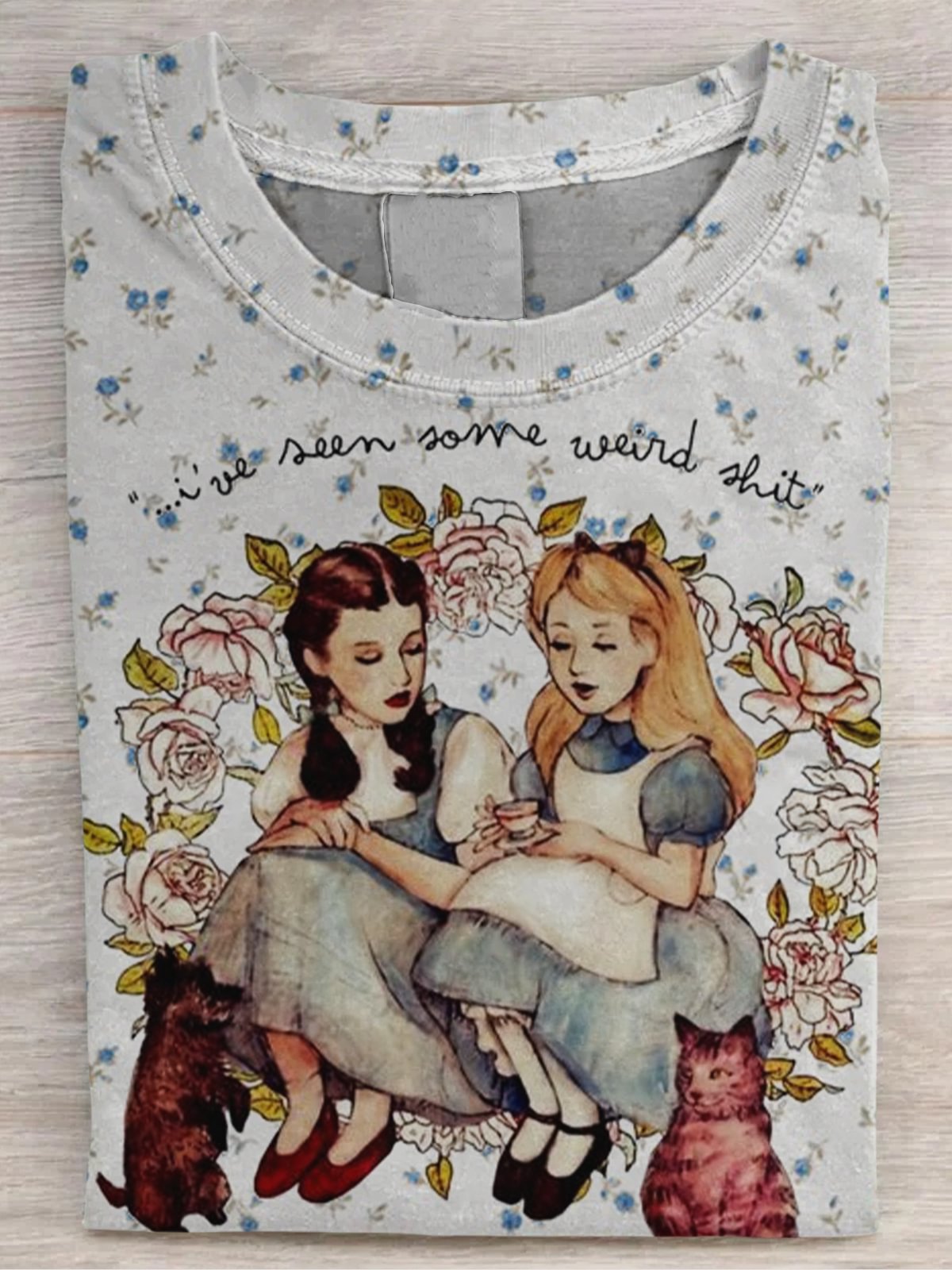 I've Seen Some Weird Shit Art Print Cotton T-shirt