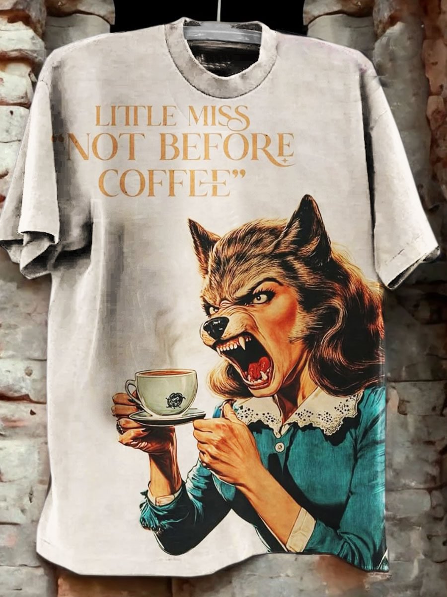 Little Miss Not Before Coffee T-shirt