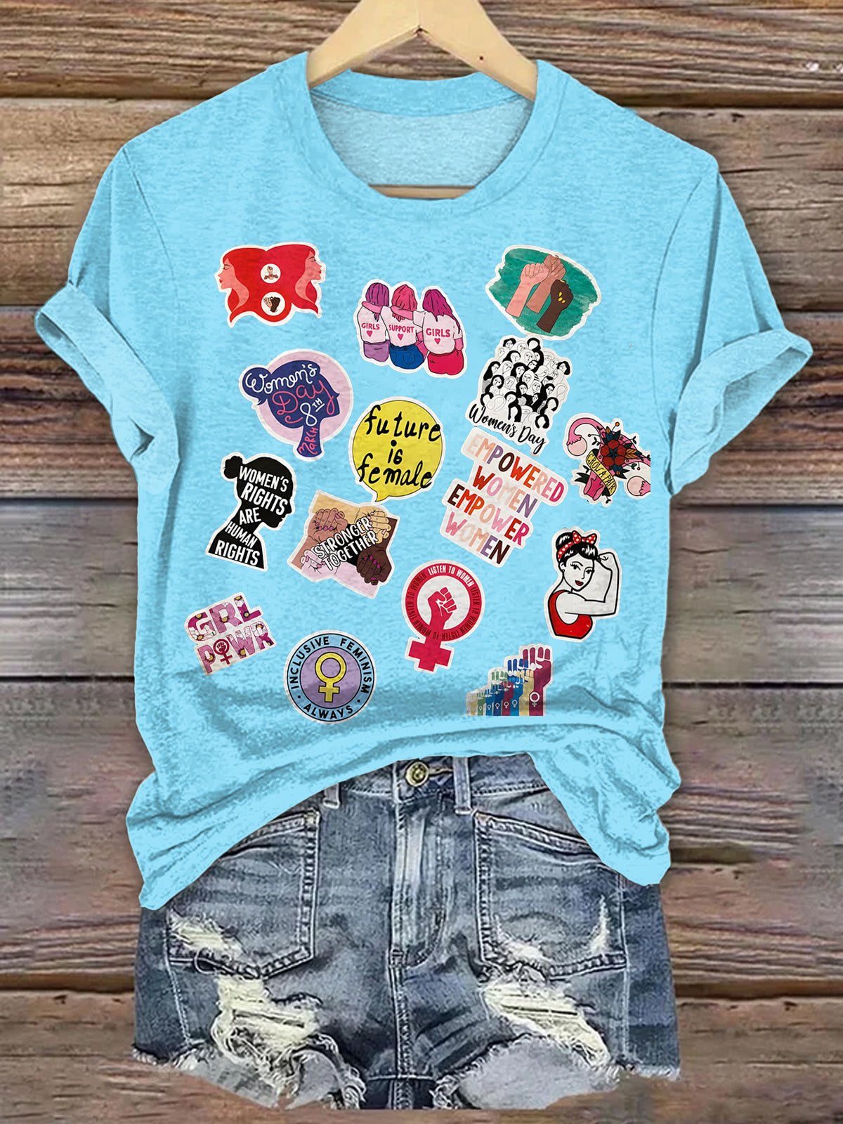 Funny Girly Feminist T-shirt