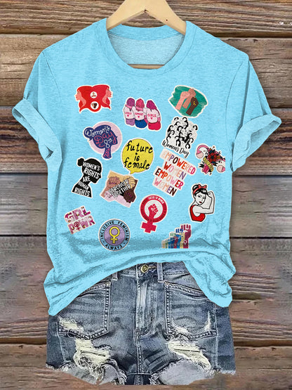 Funny Girly Feminist T-shirt