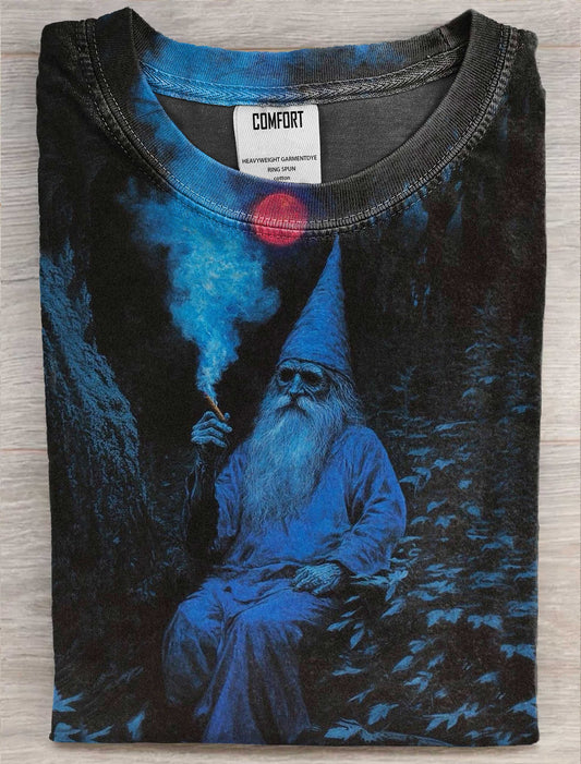 Dark Fantacy Art Print Casual Short Sleeve T-shirt